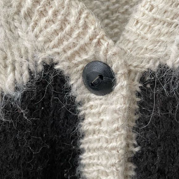 Vintage Paititi Woolens Co Juneau Alaska Geometric Cardigan S - Picture 4 of 7